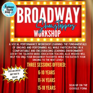 Broadway Showstoppers Workshop!
